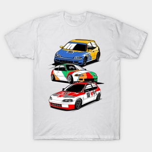 Honda Civic EG Triple Threat T-Shirt